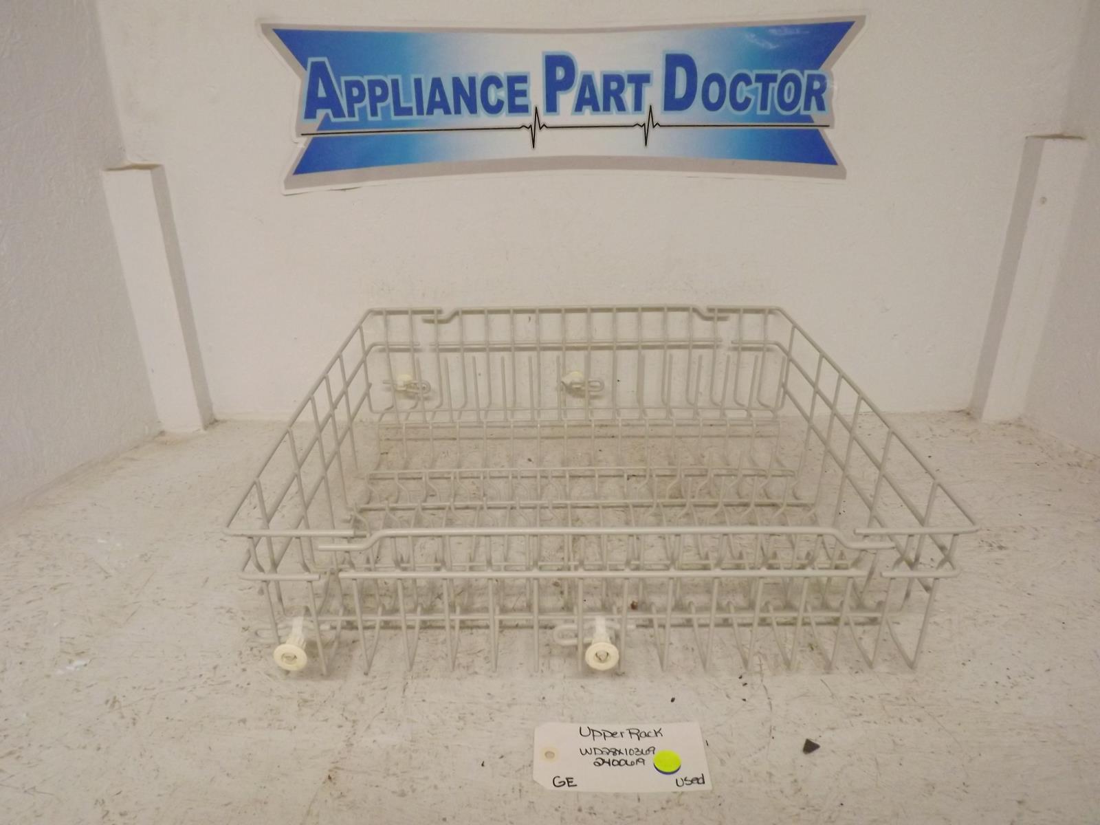 GE Dishwasher WD28X10369 2400619 Upper Rack Used GE Dishwasher WD28X10369 2400619 Upper Rack Used